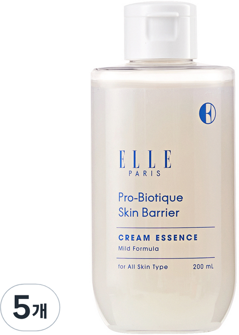 ELLE PARIS 프로바이오티크 세라마이드 속보습 크림 에센스, 200ml, 5개