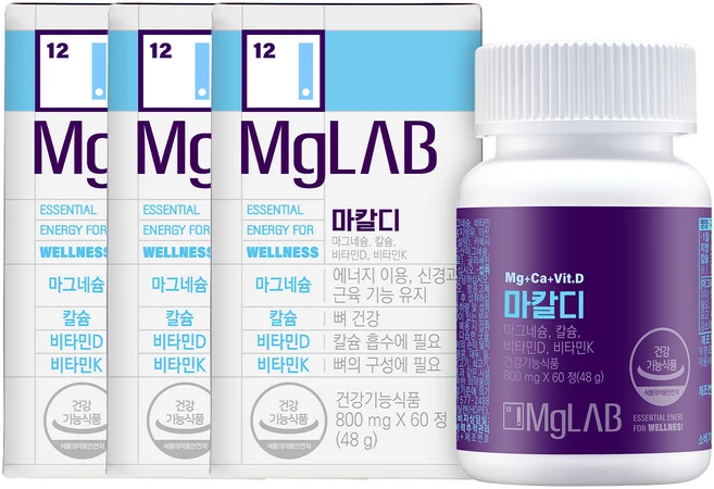 마그랩 마칼디, 3개, 60정 - 쿠팡