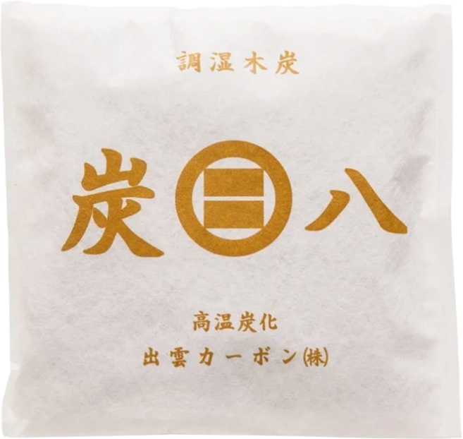出雲屋炭八 室內調濕木炭 小(19 x 19 x 2.5cm), 40g, 1個