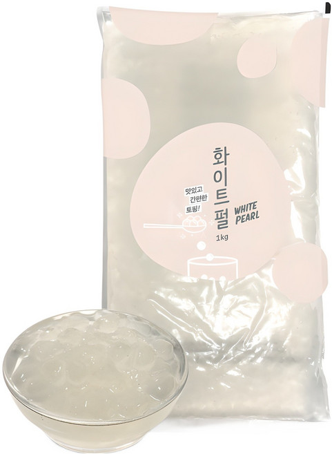 네이쳐티 화이트 타피오카 펄, 1kg, 1개입, 1개