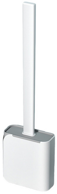 금깨비 소프트 변기 브러쉬 세트 스탠드형, 화이트, 1개