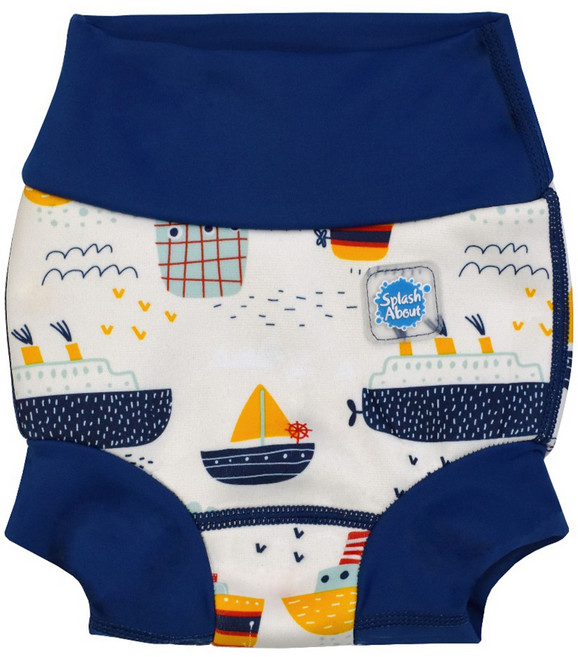 Splash About Happy Nappy 3D游泳尿布褲 L 海洋探險家, L, 1件
