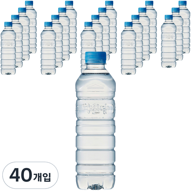 마신다 생수 무라벨, 500ml, 40개