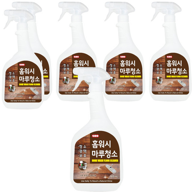 신희 홈워시 마루청소 보호 광택제, 900ml, 6개