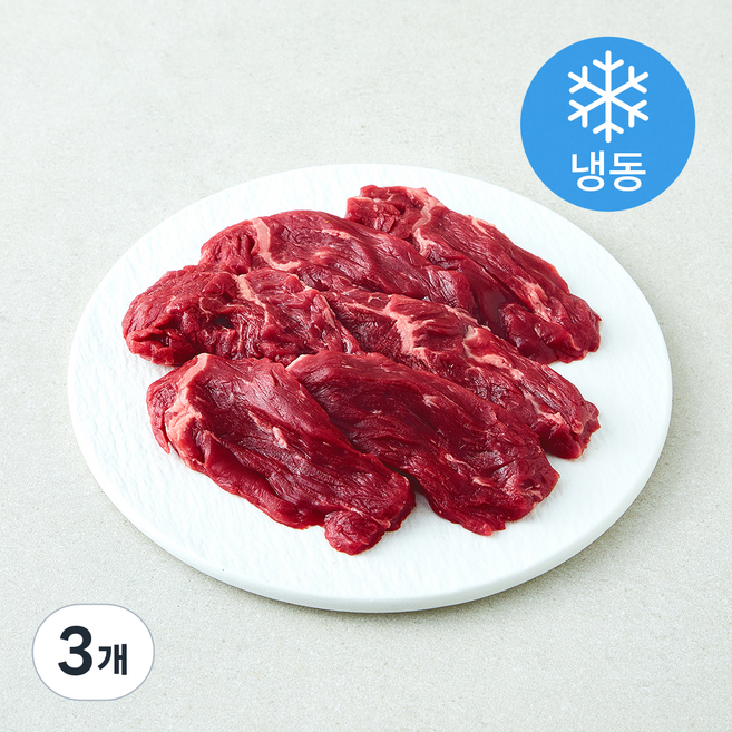 미트엔조이 1인용플렉스 토시살 구이용 (냉동), 3개, 180g