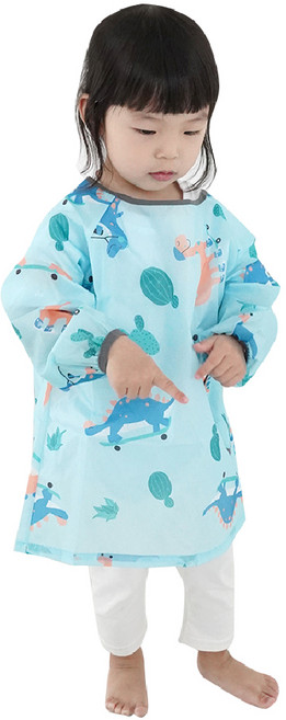 모리의집 아기 미술 가운, 스카이블루