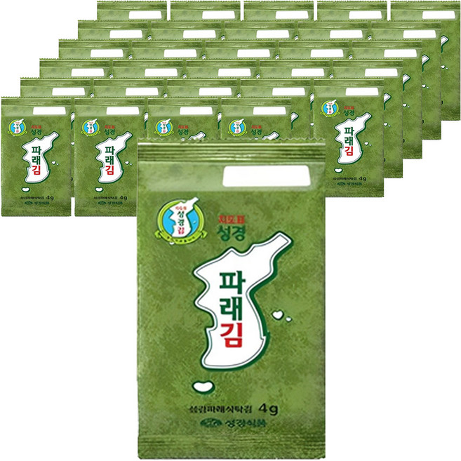 지도표 성경파래식탁김, 4g, 60개