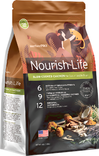 Nurture PRO 天然密碼 全齡貓配方乾飼料, 低敏雞肉, 1800g, 1袋