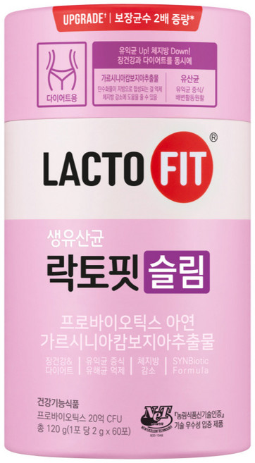 락토핏 슬림 유산균, 120g, 1개