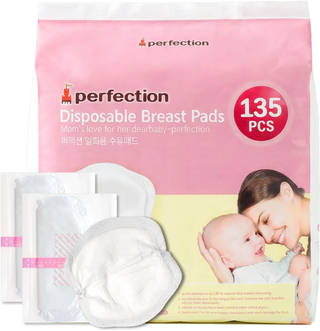 퍼펙션 순면감촉 일회용 수유패드, 135개입, 1개 - 쿠팡