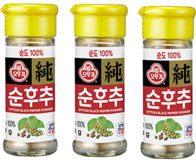 오뚜기 순후추, 20g, 3개