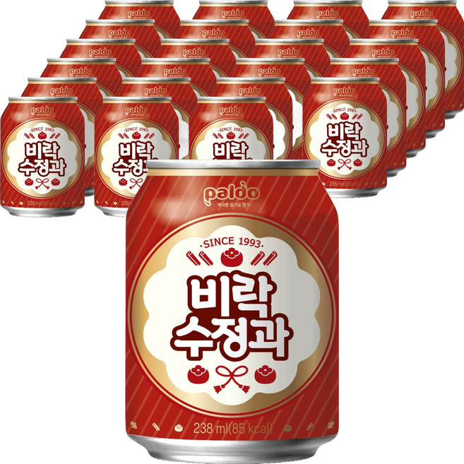 팔도 비락수정과, 238ml, 24개