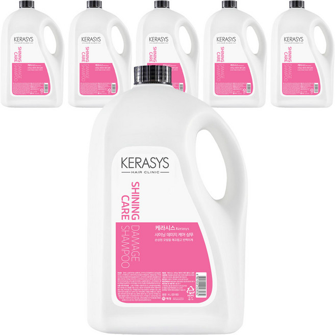 케라시스 샤이닝 데미지 케어 플러스 샴푸, 4L, 6개