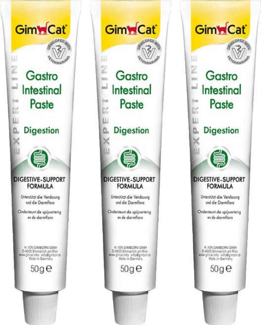 GimCat Gastro Intestinal Paste 腸胃保健營養膏, 腸胃保健, 50g, 3條