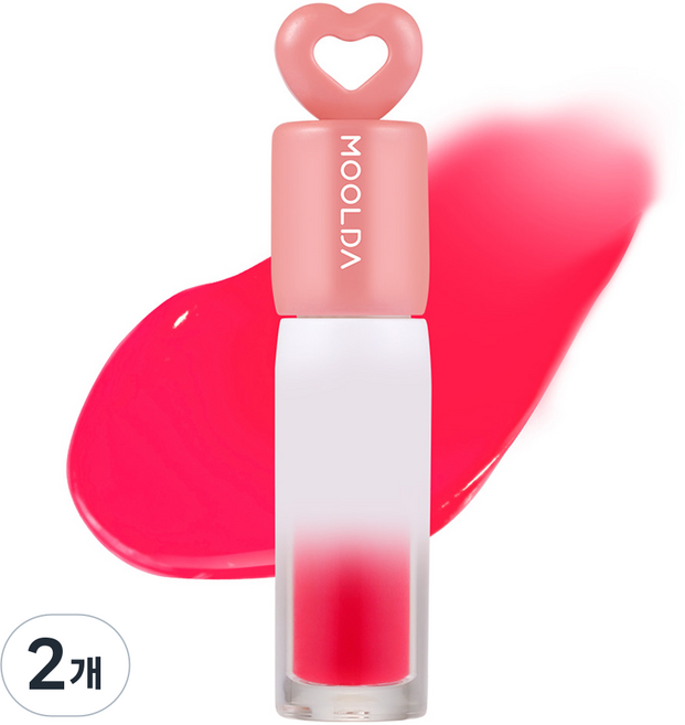 물다 러브 코어 타투 워터 틴트, WC03 베리에이드, 2개