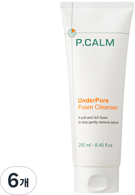 피캄 언더포어 바테카 폼 클렌징, 250ml, 6개