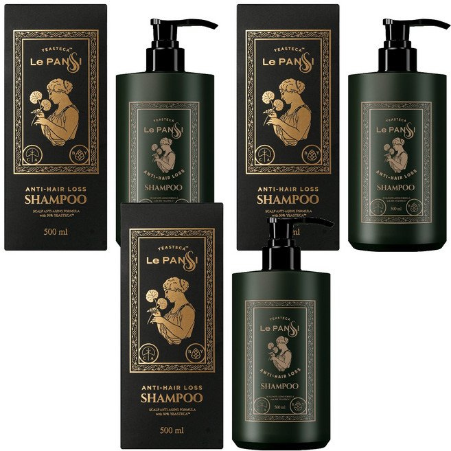 東國製藥Lepanci防脫髮洗髮水, 3個, 500ml