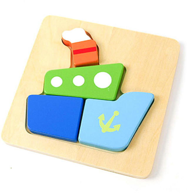 VIGA 베이비 퍼즐 보트, 1개, 4피스