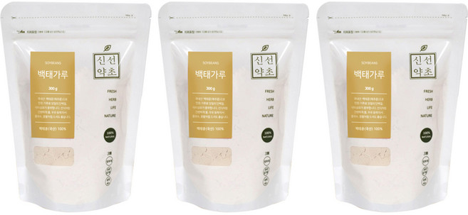 신선약초 백태가루, 3개, 300g