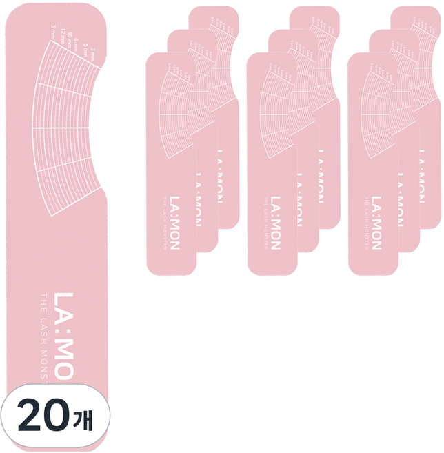 라몽 래쉬몬스터 아이래쉬 룰러, 20개