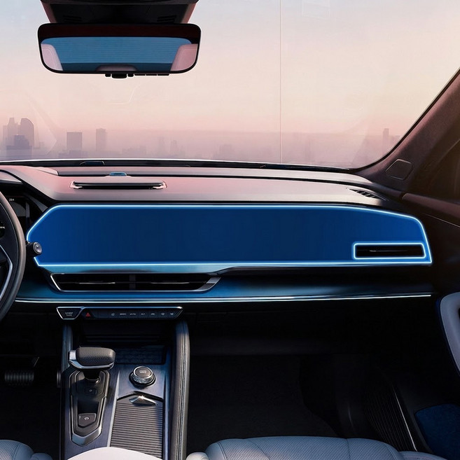 스코코 르노 필랑트 지문방지 저반사 풀커버 네비게이션 액정보호필름 세트