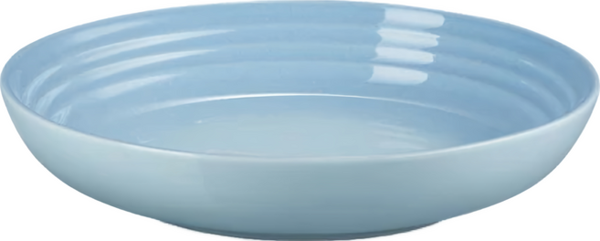 LE CREUSET 瓷器義麵盤 22cm, 海岸藍, 1個