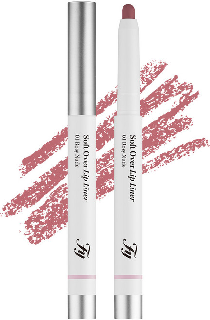 플린 소프트 오버 립라이너 0.8g, 1개, 01로지누드