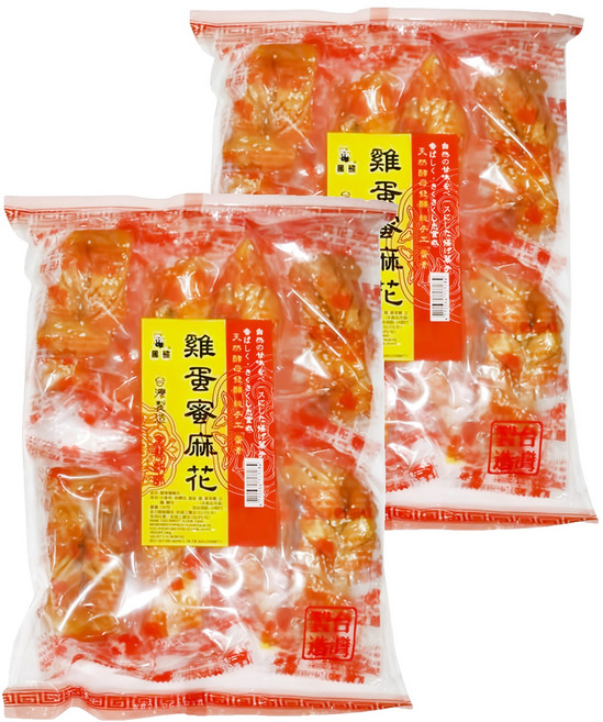 黑熊 雞蛋蜜麻花, 180g, 2袋