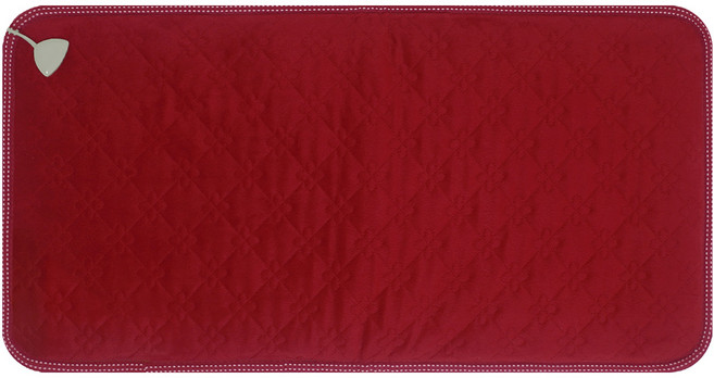 한일전기 극세사 전기방석, 와인, 2인용(45 x 87 cm)