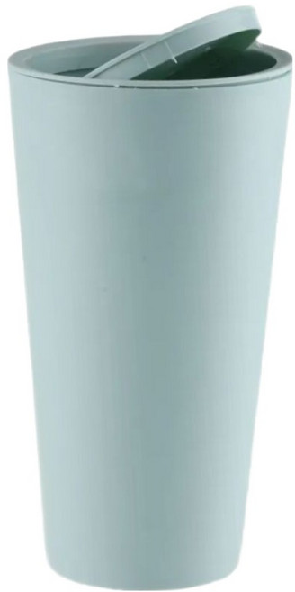 토브비 텀블러형 미니 휴지통 차량 컵홀더 책상용 소형 쓰레기통, 민트