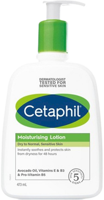 Cetaphil 舒特膚 長效潤膚乳 酪梨油 溫和舒緩 適用於臉部和身體, 473ml, 1瓶