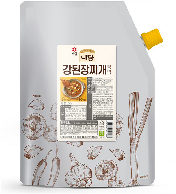 다담 강된장찌개 양념, 2kg, 1개