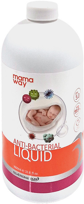mama way 媽媽餵 抗菌噴霧補充瓶, 1L, 1罐