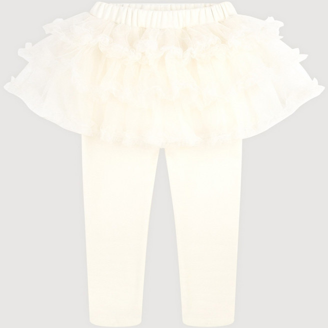 헤이미니 뉴키즈온 로즈샤프릴캉캉 인조밍크 기모 스커트 레깅스