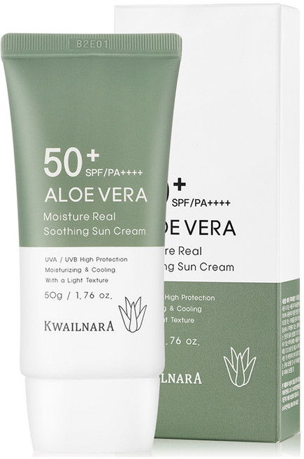 과일나라 알로에베라 모이스처 리얼 수딩 선크림 SPF50+ PA++++, 50g, 1개