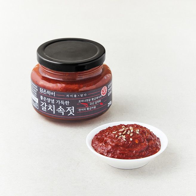 담은차이 좋은양념 가득한 갈치속젓, 250g, 1개