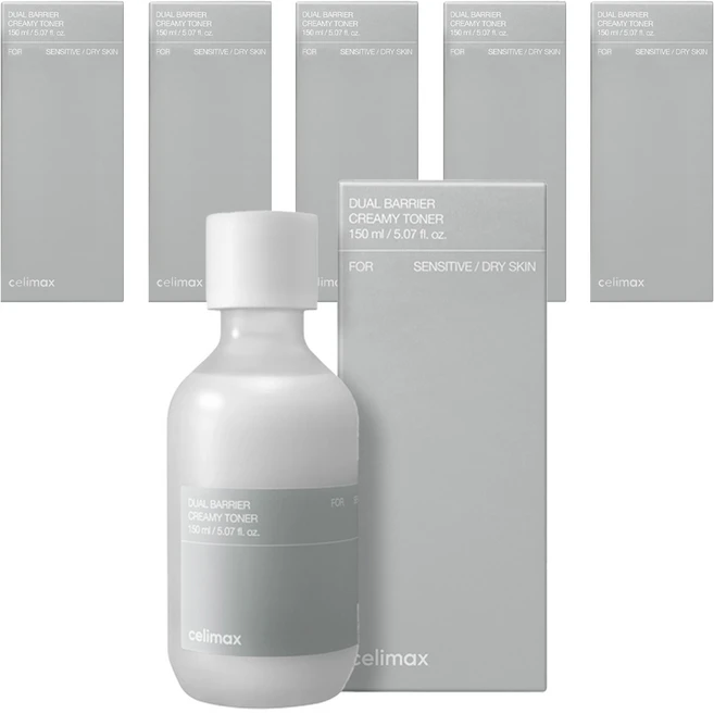 셀리맥스 듀얼배리어 크리미 토너, 150ml, 6개 - 쿠팡