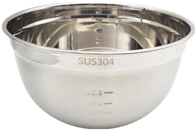 LifeHouse 不鏽鋼打蛋盆 沙拉盆-20cm 304不鏽鋼, 銀色, 1個