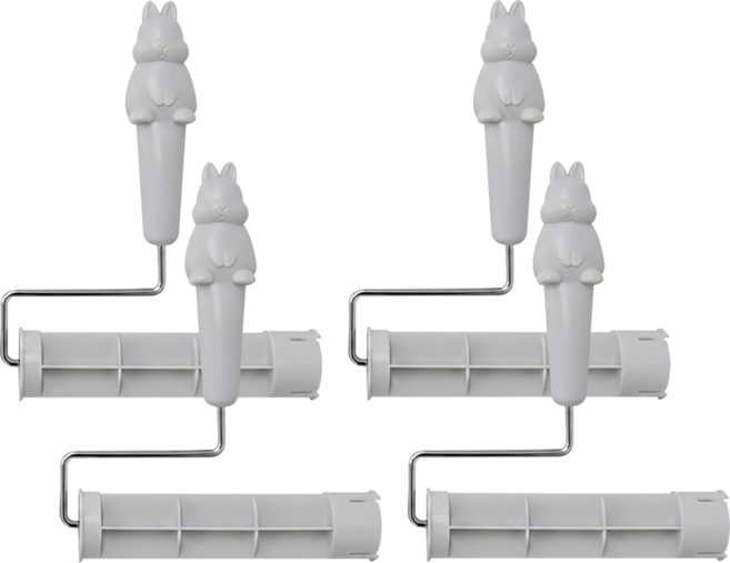 USAGI 兔子黏巴達滾輪 顏色隨機, 4個