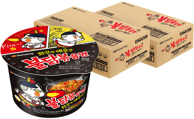 삼양 불닭볶음면 큰컵 105g, 32개
