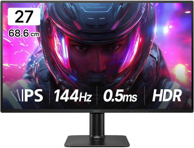 필립스 FHD 게이밍 144 프리싱크 HDR 무결점 모니터, 68.6cm, 27E2G2200
