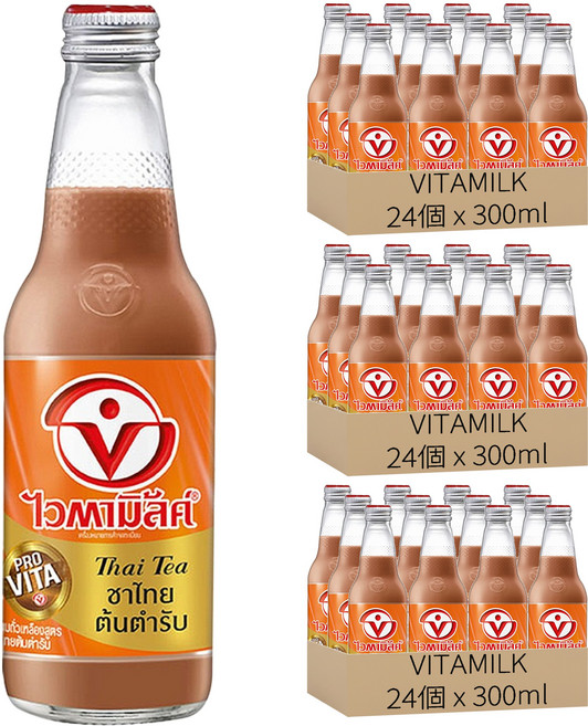 VITAMILK 豆奶 泰式奶茶口味, 72個, 300ml