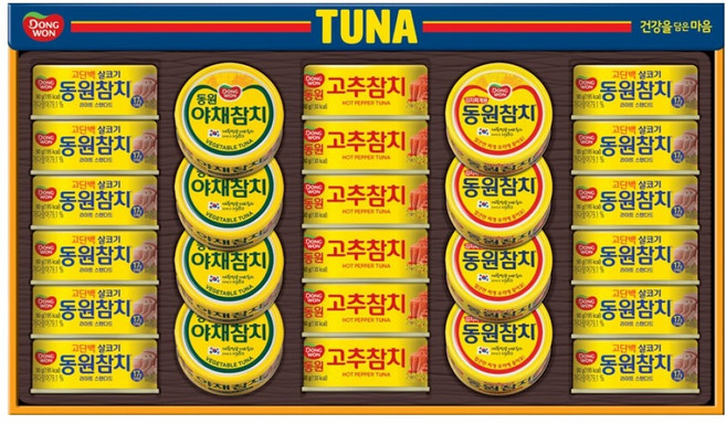 동원 참치 S26호 세트 + 부직포백, 1세트