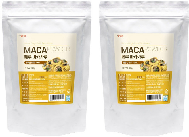 갑당약초 페루 마카가루, 2개, 300g
