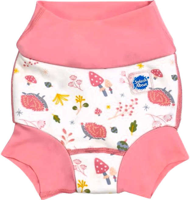 Splash About Happy Nappy Duo 銀離子3D雙層游泳尿布褲 森林漫遊 XL(13~18), XL, 1件