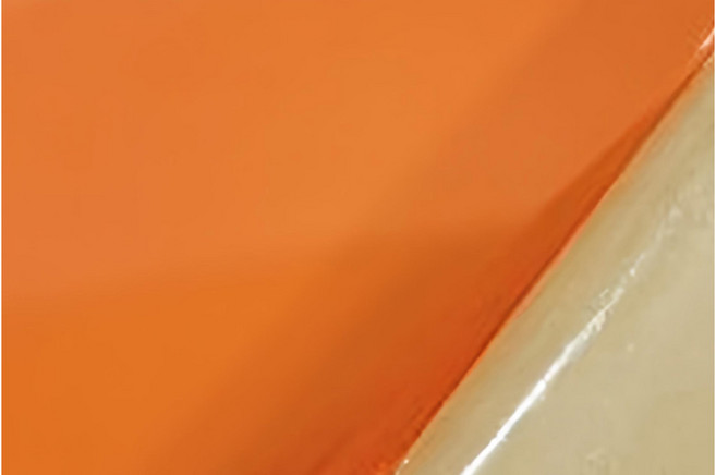 木百貨 果凍壓克力 45 x 30cm x 3mm, 螢光橘, 5片