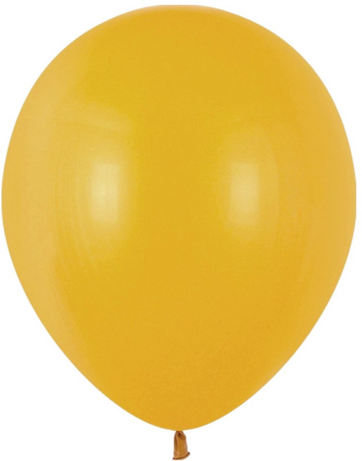 파티팡 라운드 레트로 풍선 13cm 100p, 머스타드 옐로우, 1개
