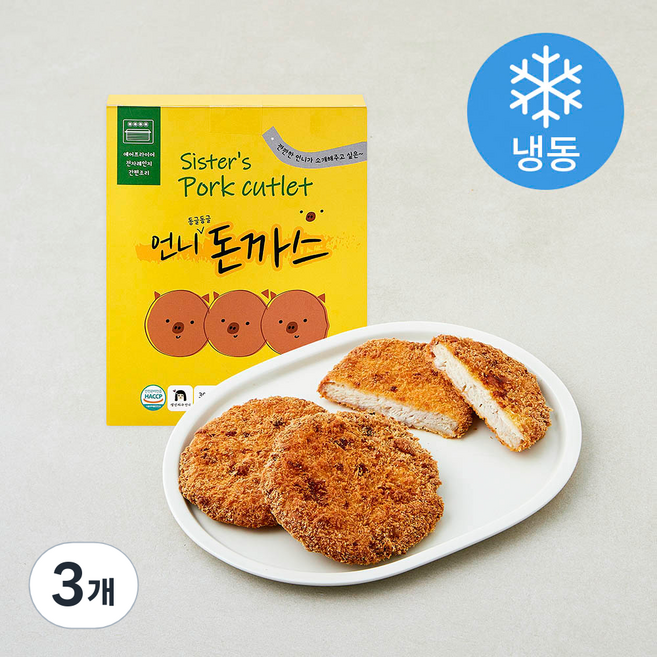생선파는언니 언니 돈까스 (냉동), 300g, 3개