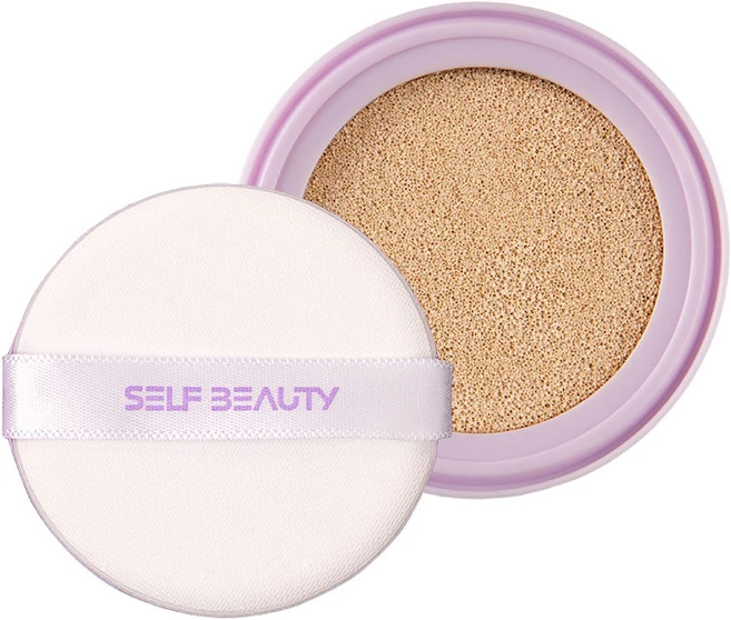 셀프뷰티 유니콘 오로라 광채 쿠션 SPF50+ PA+++ 리필 15g, 21호 퓨어아이보리, 1개 - 쿠팡