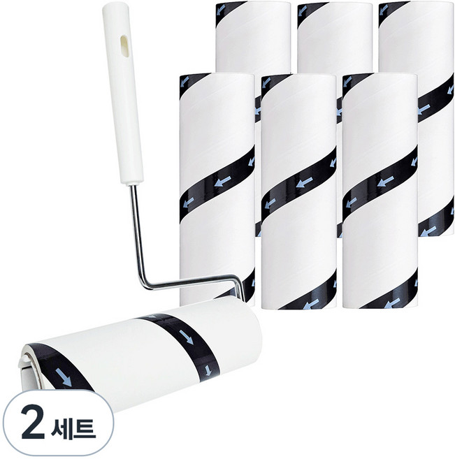 아이리스 테이프클리너 본품 + 리필 90회 6p 세트, 2세트